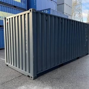 Container 20 Piedi Nuovo con Pavimento in Acciaio e Luce – RAL 7016