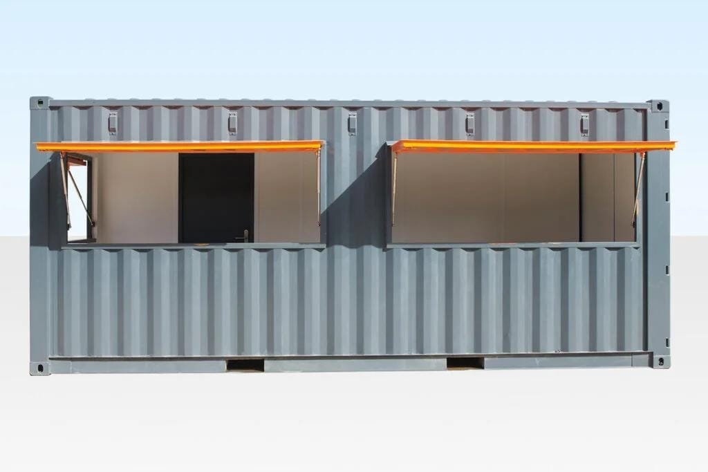 Container Bar/Caffetteria 20′ con 3 Portelloni di Servizio - immagine 2