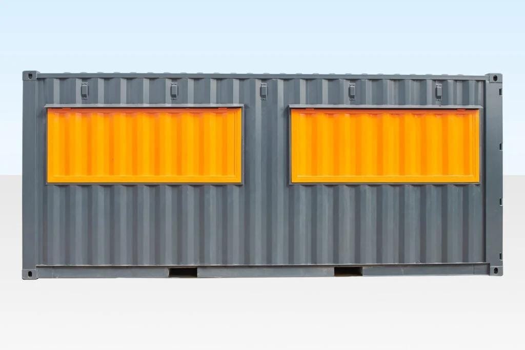 Container Bar/Caffetteria 20′ con 3 Portelloni di Servizio - immagine 4