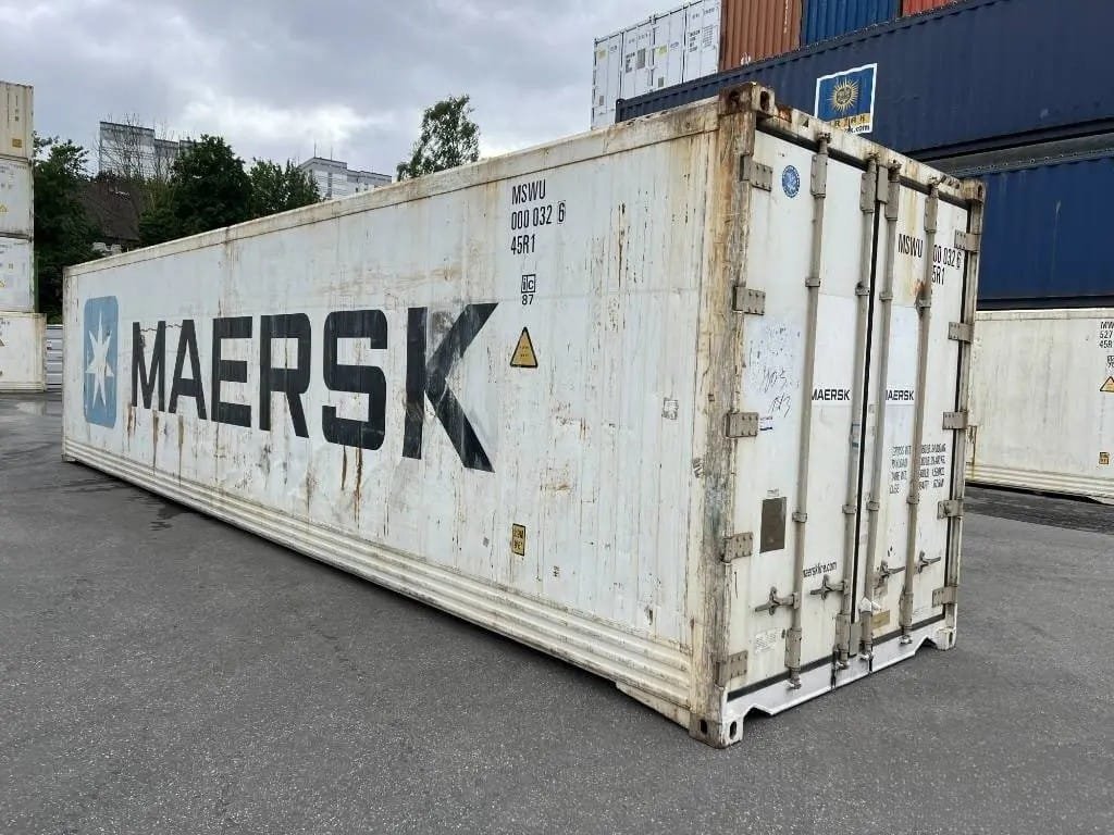 Container Isotermico 40 Piedi High Cube Usato – Ex Reefer – 40′ x 9,5′ - immagine 3