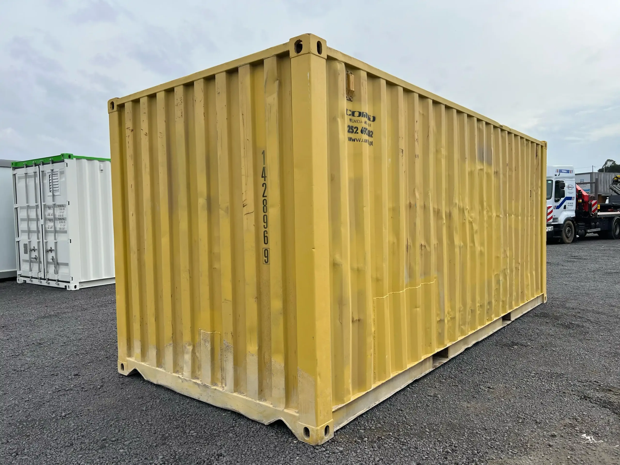 Container Marittimo 20 Piedi Usato – Rif. 142896 (Giallo) - immagine 4
