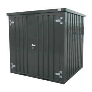 Container Smontabile 2x2m con Pavimento Rialzato – Grigio Antracite