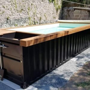 Piscina Container 15′ – Design Compatto e Modulare